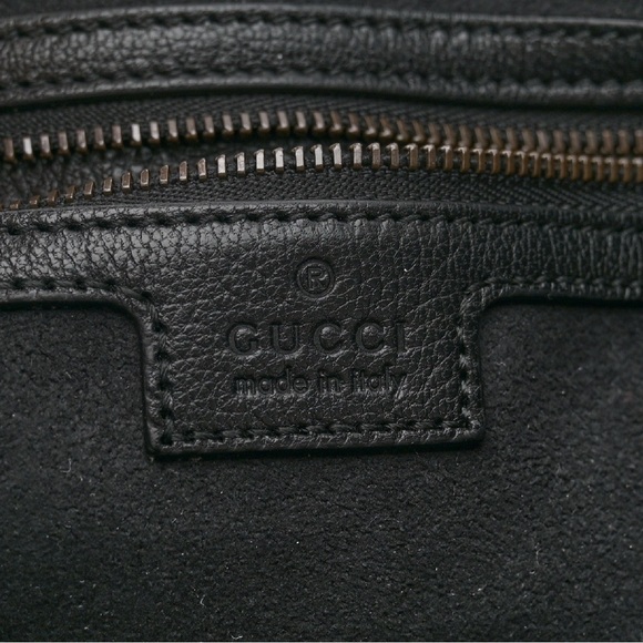 Gucci Aphrodite Medium Shoulder Bag – Black Goatskin Leather - Picture 8 of 16